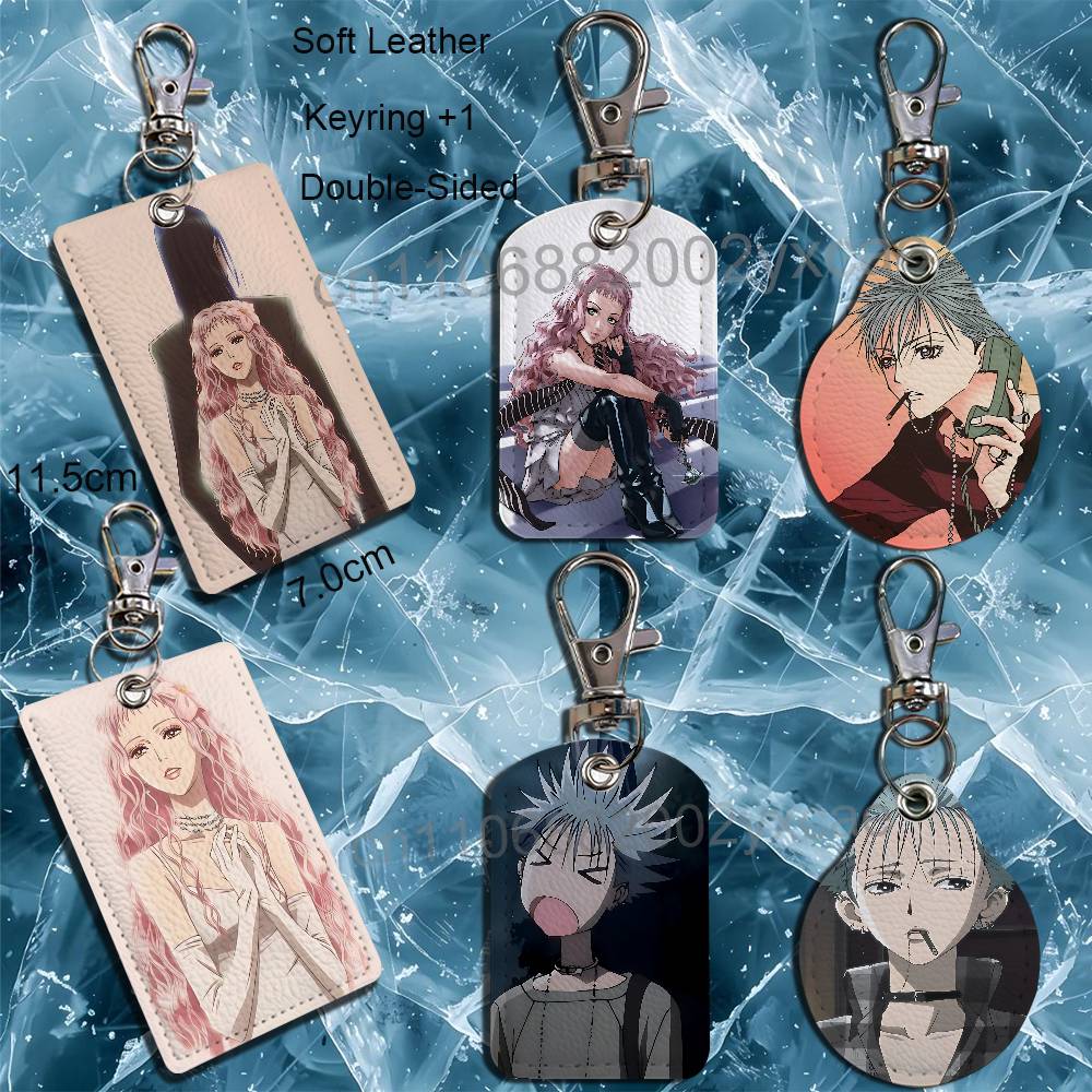 Leatherwork Keychain - Reira Serizawa Okazaki Shinichi NANA Holder