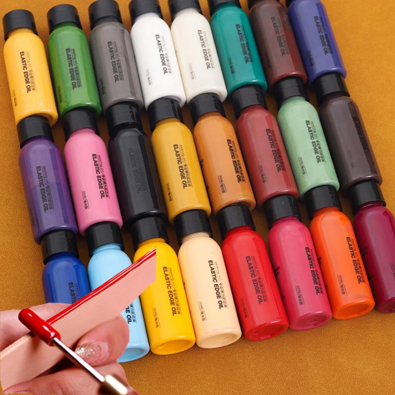 Leather Dye Finish - 24 Color 30ml Leather Edge Paint