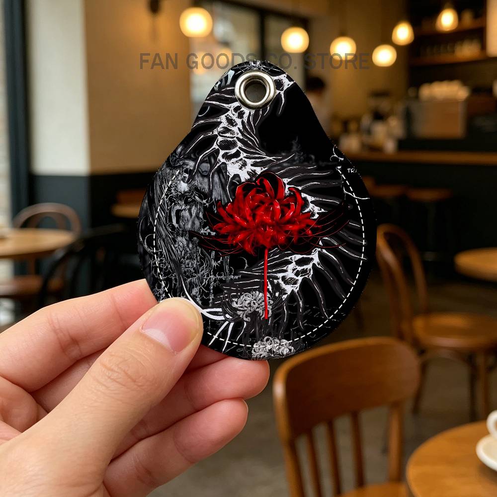 Japan T-Tokyo Red Spider Lily  - Leatherwork Keychain review and price