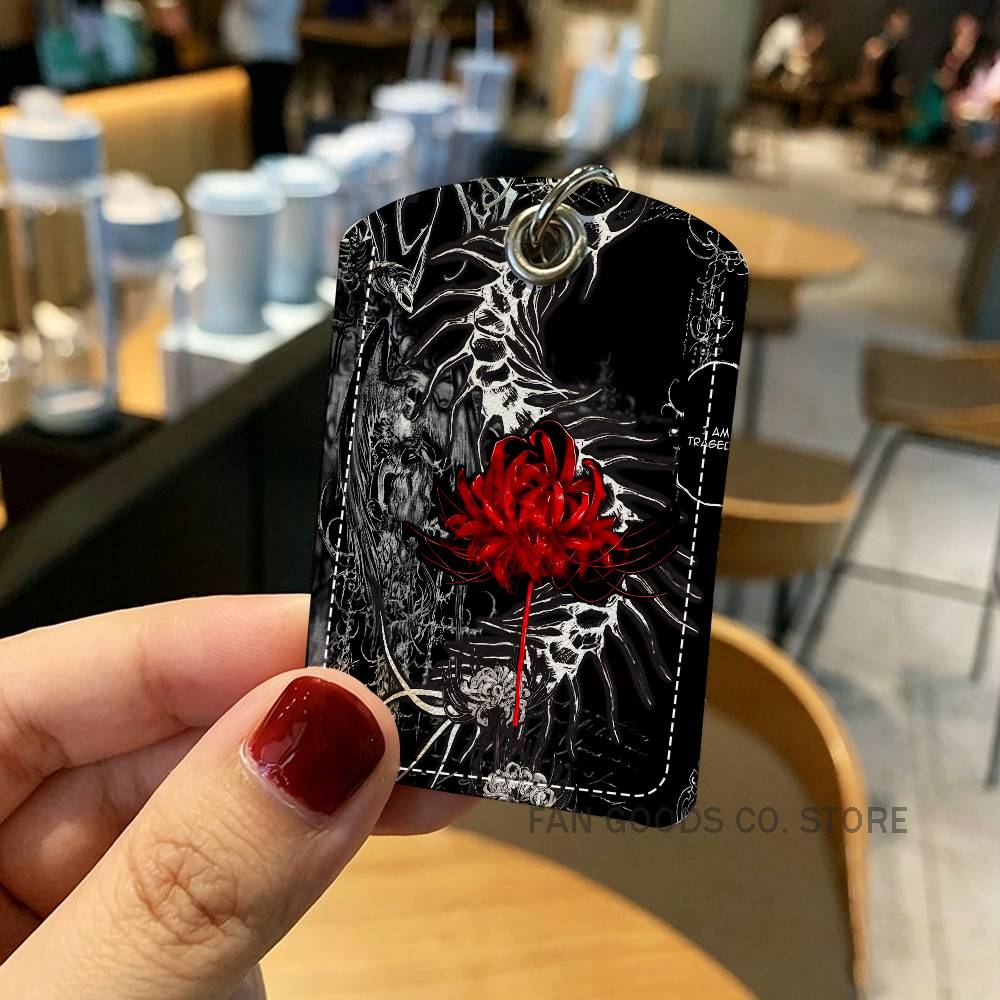 Japan T-Tokyo Red Spider Lily  - Leatherwork Keychain review and price