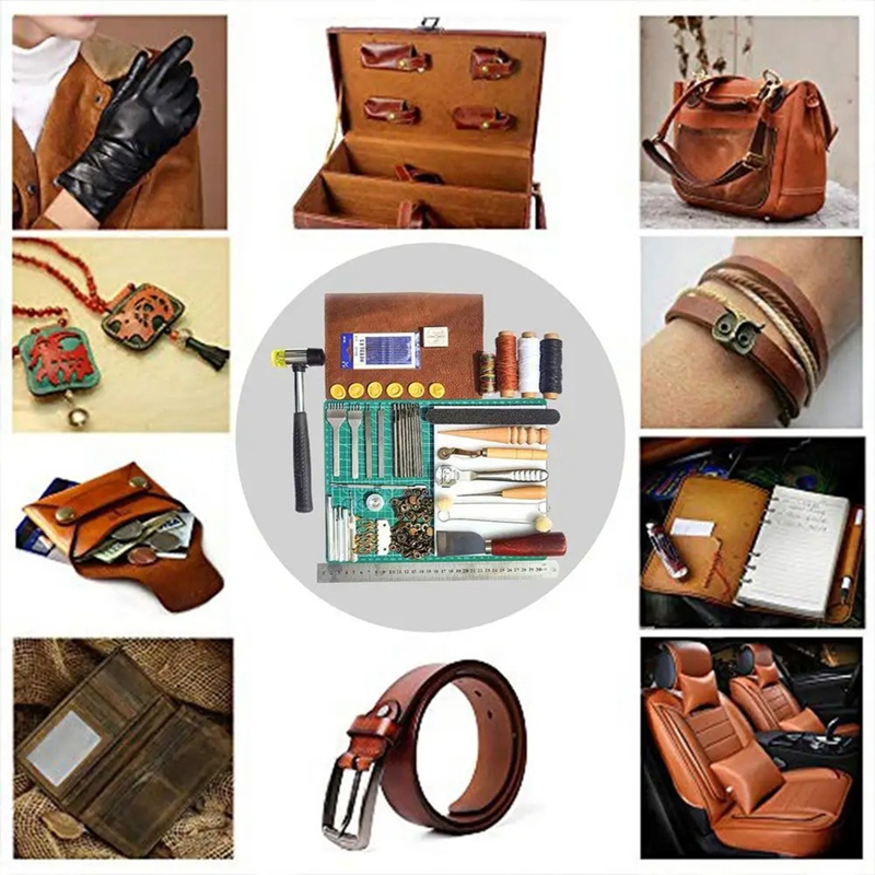 Leather Tool Set Leather Worki - Leatherwork Manual review and price