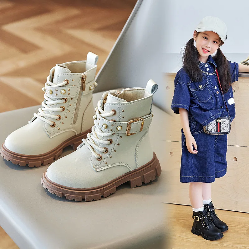 Autumn Winter Girls Fleece-lin - Leather Work For Kids review and price