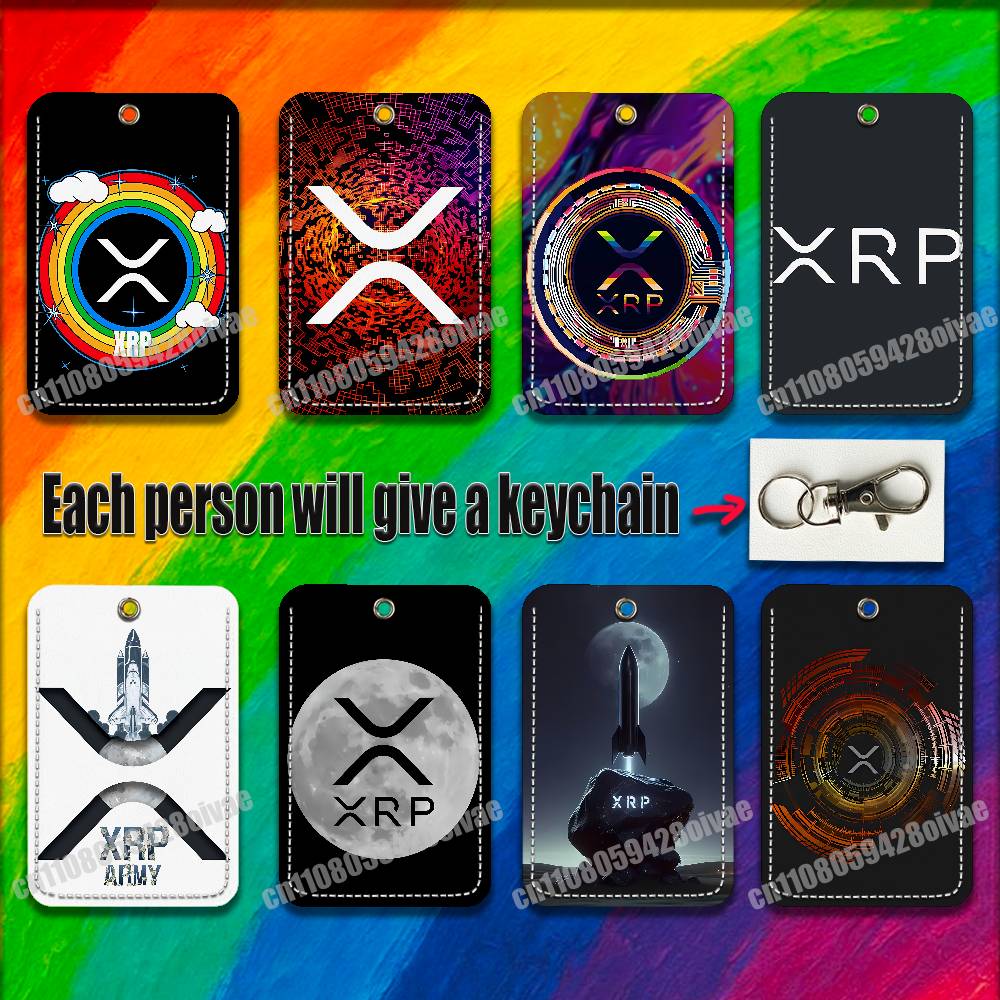 Xrp Ripple Crypto Digital Curr - Leatherwork Keychain review and price