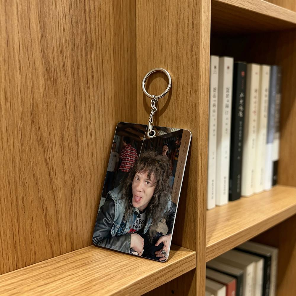actor J-Joseph Quinn Cat Badge - Leatherwork Keychain review and price