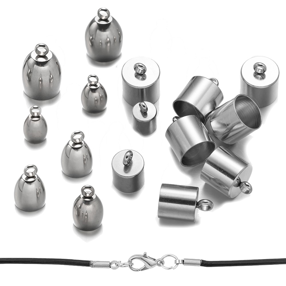 20pcs Tube End Caps Stainless  - Leatherwork Beginner review and price