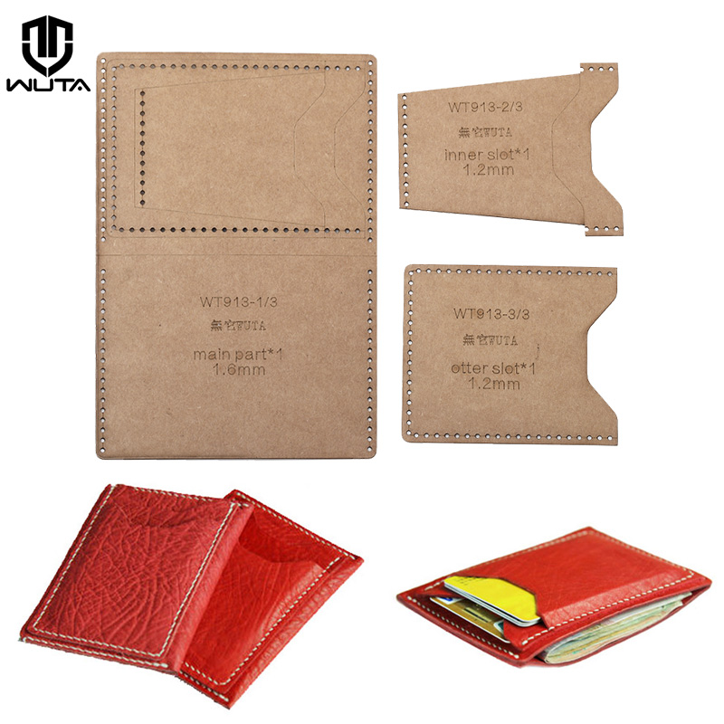 WUTA 913 Mini Card Case Kraft  - Leatherwork Patterns review and price