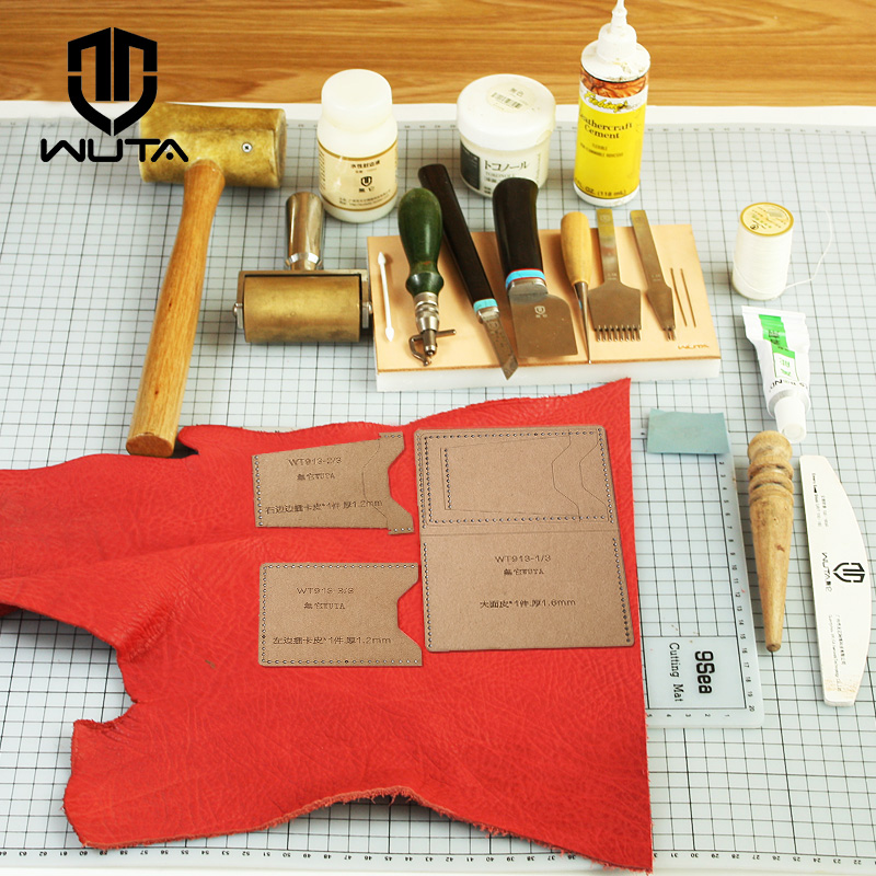 WUTA 913 Mini Card Case Kraft  - Leatherwork Patterns review and price