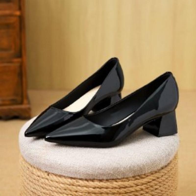 2026 Spring Autumn New Patent  - Leather Work Women Shoes review and price