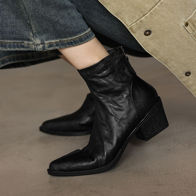 New Autumn/winter Genuine Leat - Leather Work Women Shoes review and price
