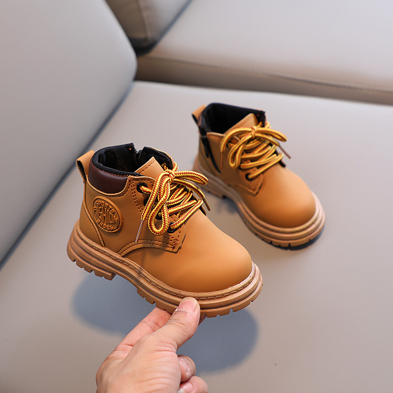 Autumn Winter Children Non-sli - Leather Work For Kids review and price