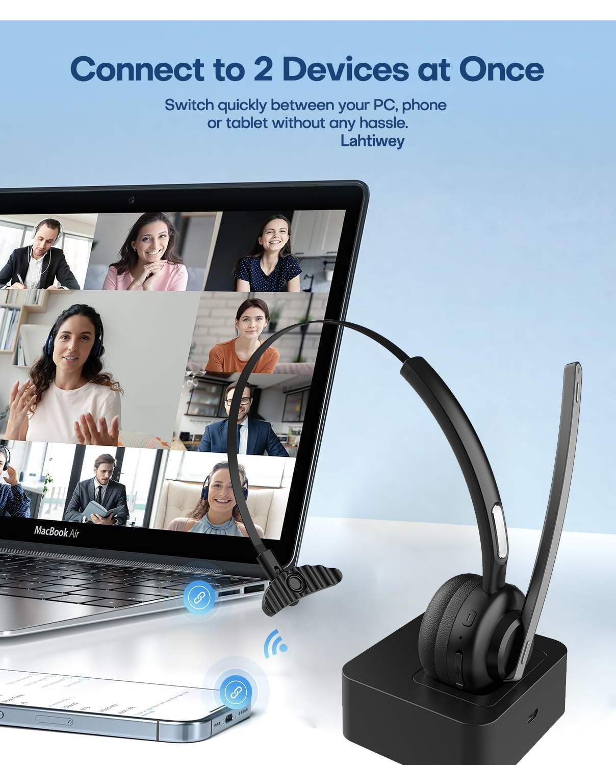 Bluetooth Headset, Wireless He - Leatherwork Manual review and price