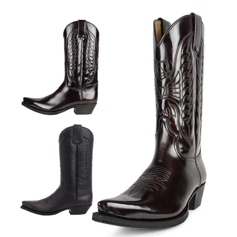 Cowboy Men Women Country Vinta - Leather Work Women Shoes review and price