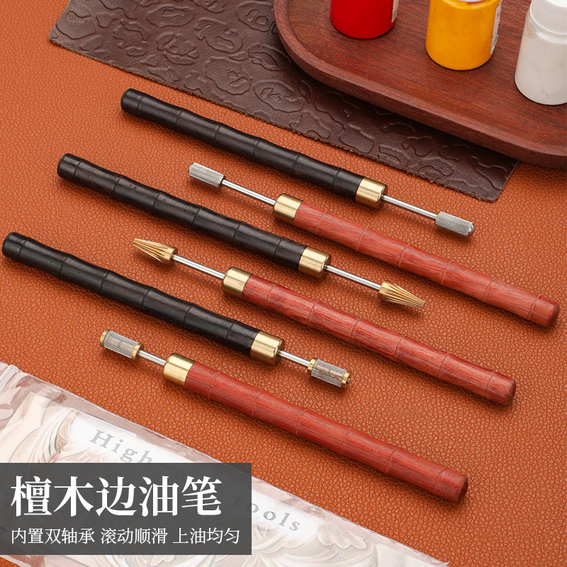 Ebony Wood Edge Painting Pen w - Leather Dye Finish review and price