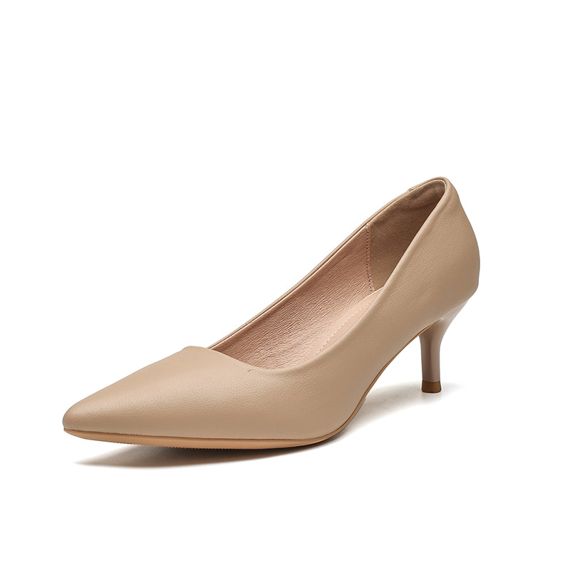 High-heeled women's slim heel  - Leatherwork In French review and price