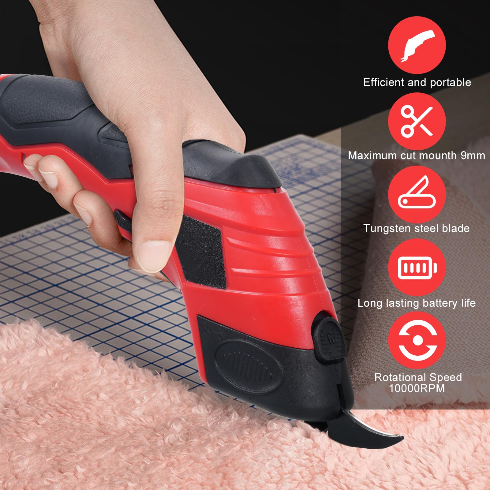 Cordless Electric Scissors Cut - Leatherworking Equipment review and price