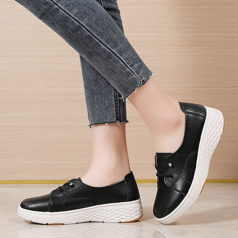 Spring Autumn Women Comfortabl - Leather Work Women Shoes review and price