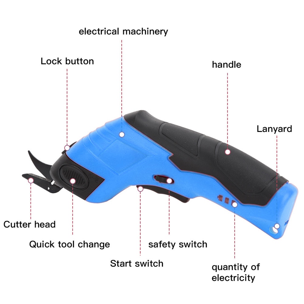 3.6V Electric Scissors Fabric  - Leatherworking Equipment review and price