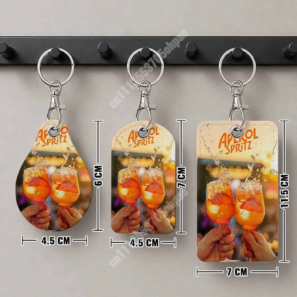 Orange Prosecco A-Aperol S-Spr - Leatherwork Keychain review and price