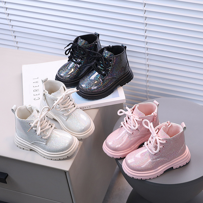 Autumn Winter Children Glitter - Leather Work For Kids review and price